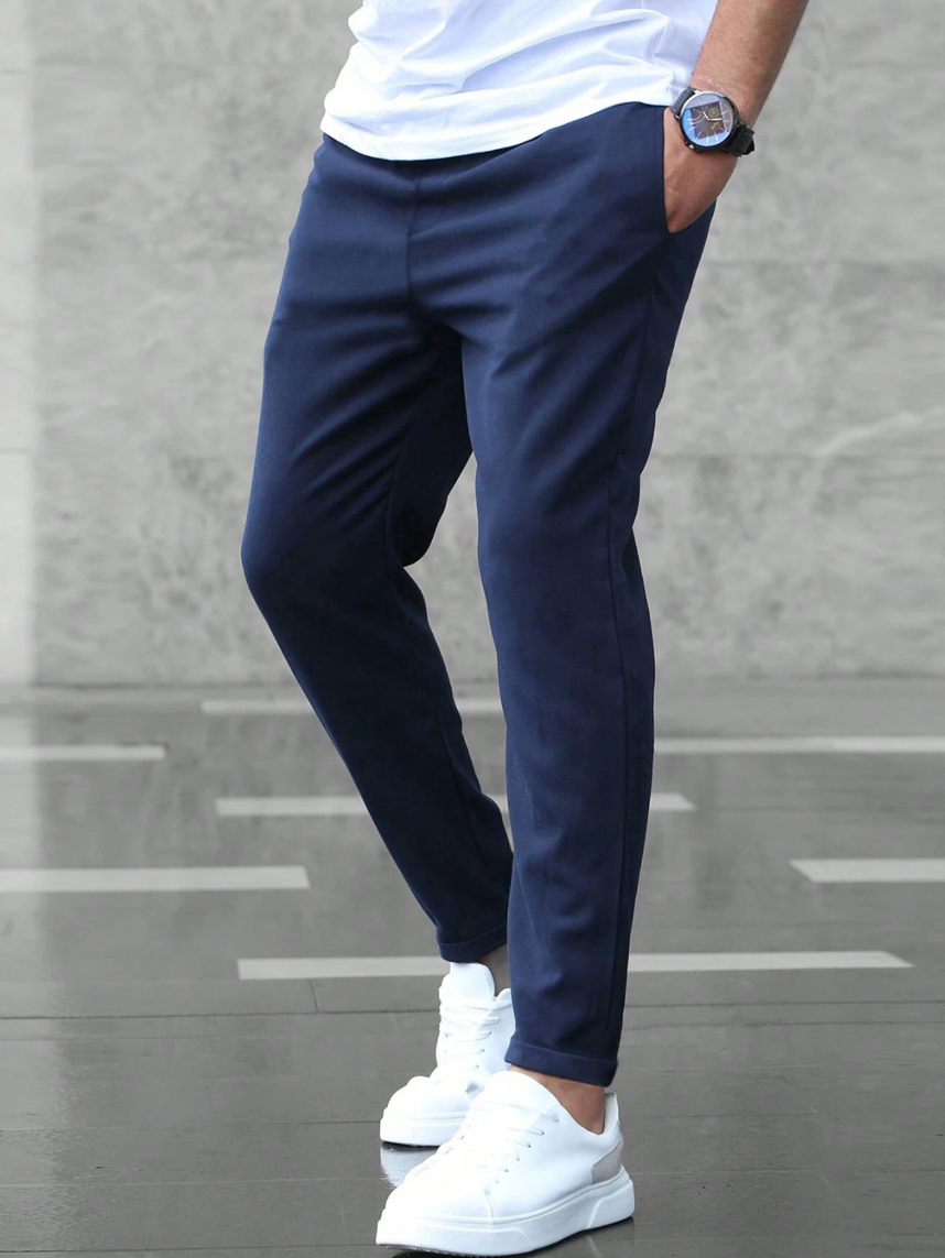 Slim-Fit Stretch Freizeithose für Herren