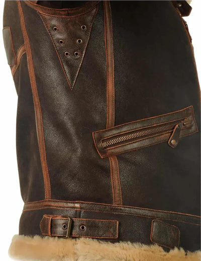 Herren Klassische Jacke Braun - Elias