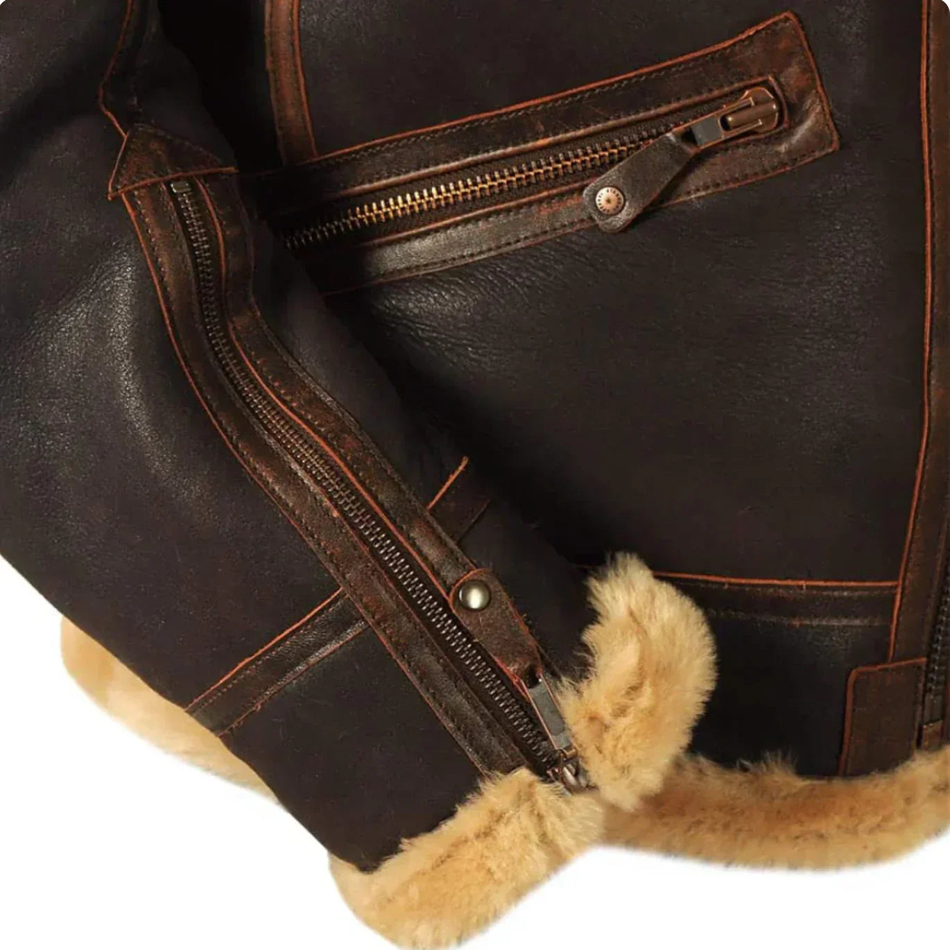 Herren Klassische Jacke Braun - Elias