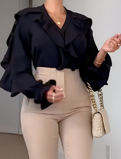 Sandra | Einfache und stilvolle Winterbluse