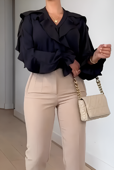 Sandra | Einfache und stilvolle Winterbluse