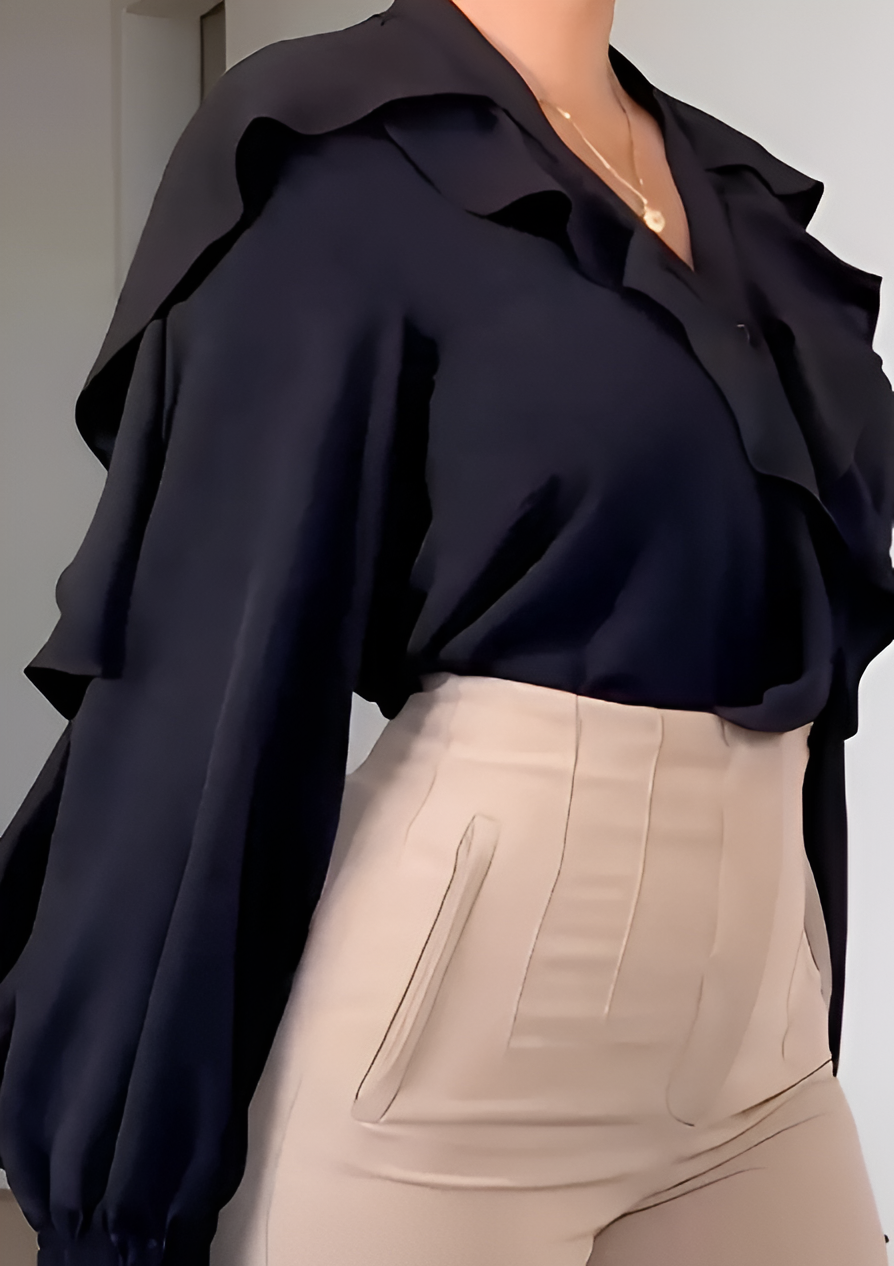 Sandra | Einfache und stilvolle Winterbluse