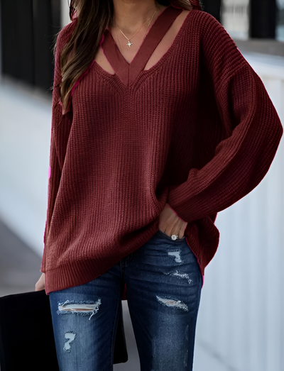 Tatjana | Trendiger und eleganter Winterpullove