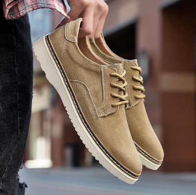 Berto – herren-sneaker aus leder mit schnürverschluss