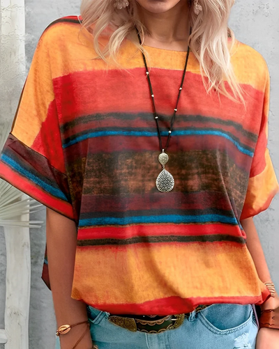 Aina – damen-t-shirt mit rundhalsausschnitt, basic