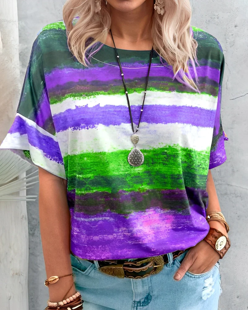 Aina – damen-t-shirt mit rundhalsausschnitt, basic