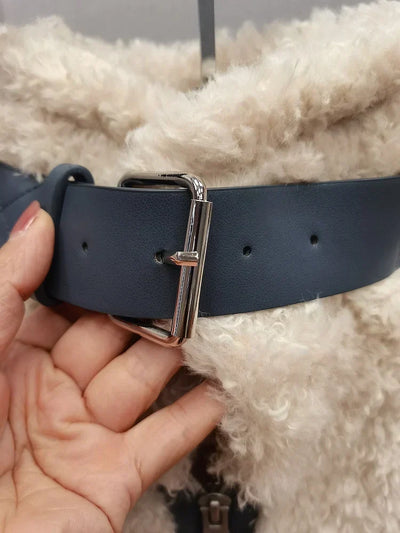 Damen Winterjacke mit Teddyfutter – Beige