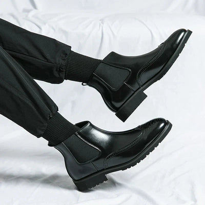 Schwarze Chelsea Boots - Luca