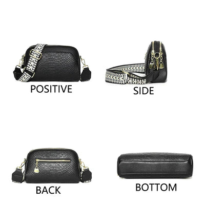 Amara | Verfeinertes PU Leder Schultertasche