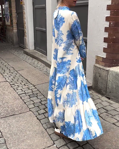 Aufidia | Elegantes Blumenkleid mit Floralem Muster für Jeden Anlass