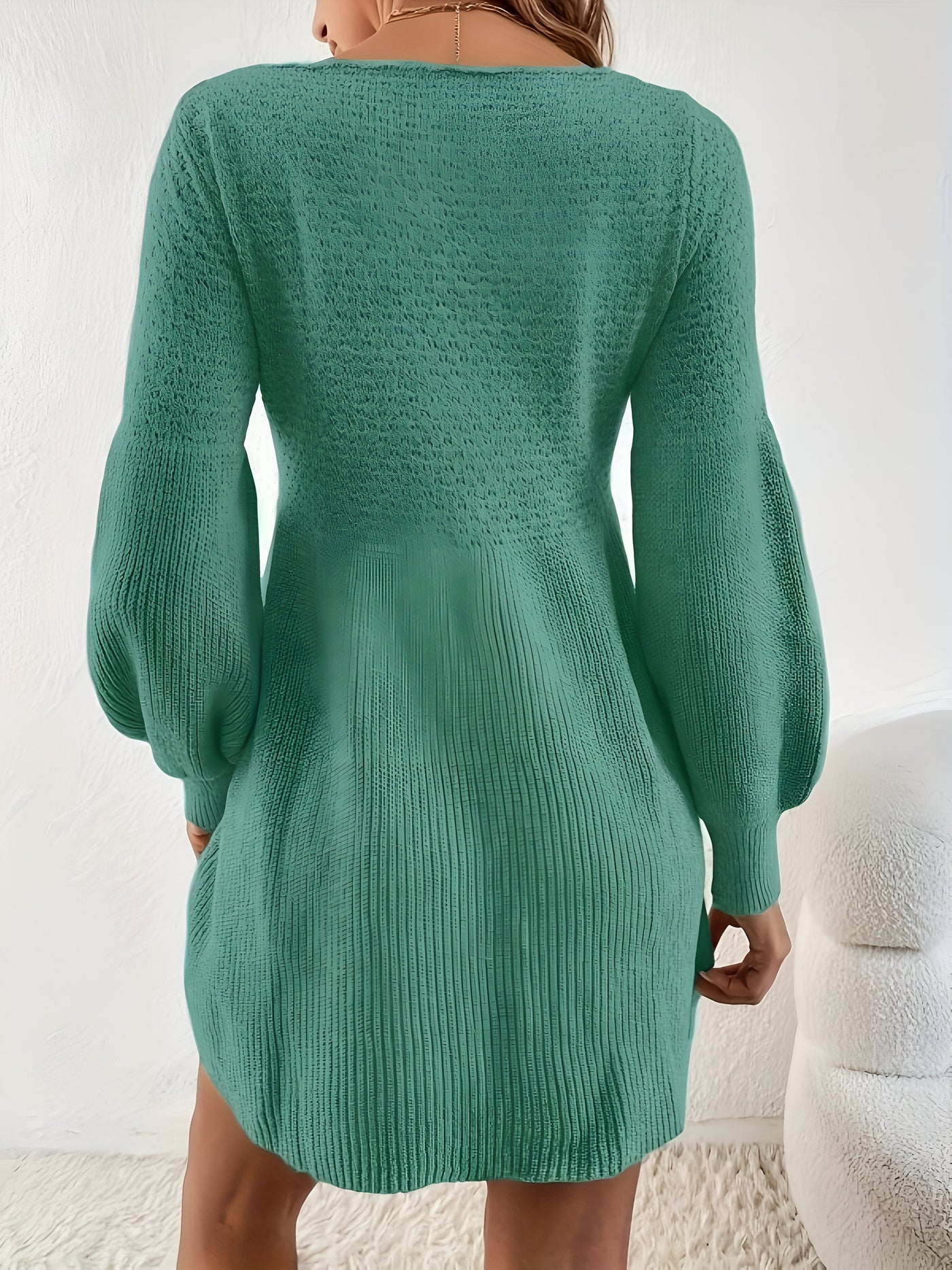 Sophie | Gemütliches & Elegantes A-Linien Strickkleid