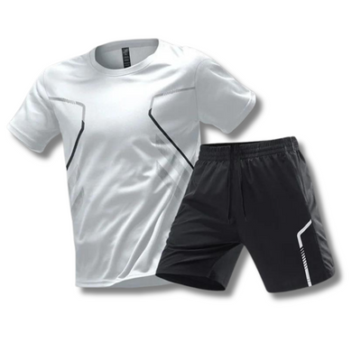 Herren Sport Set Atmungsaktiv - T-Shirt und Kurze Hose