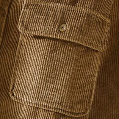 Warme Herren-Cordjacke für den Winter