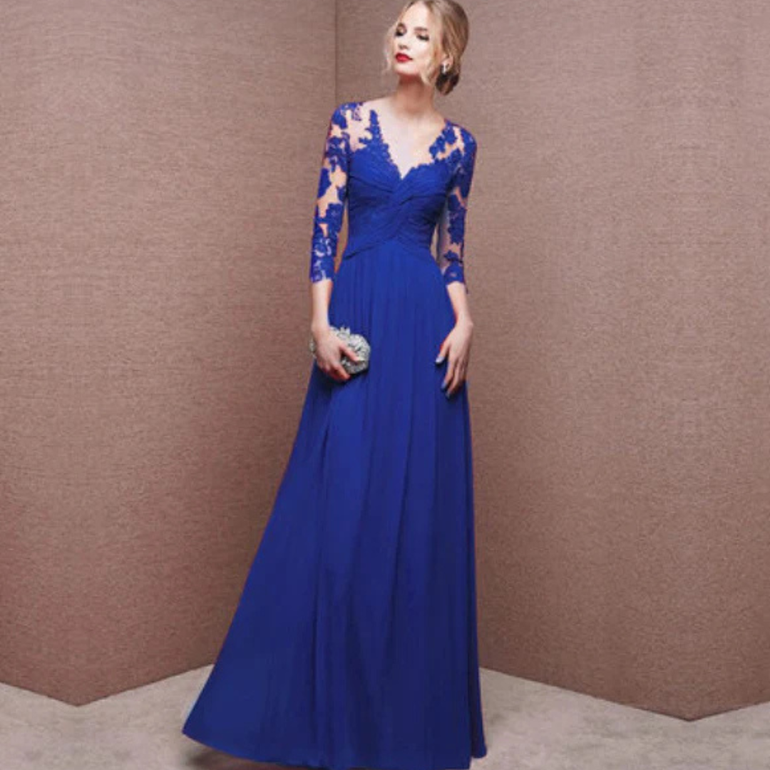 Damen Elegantes Abendkleid Lang | Maxikleid für festliche Anlässe