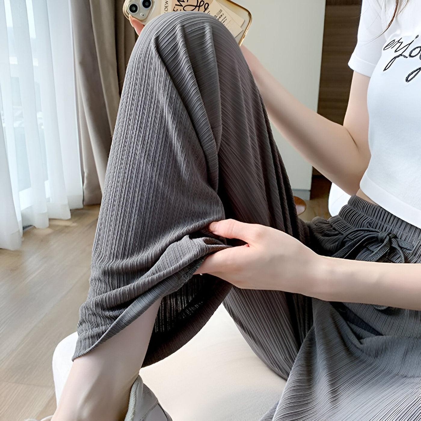 Fenix | Coole und Leichte High-Waist Weite Hosen