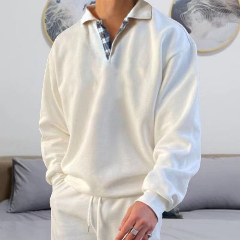 Pullover mit Knöpfen für Männer