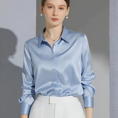Adin | Elegante Satinbluse
