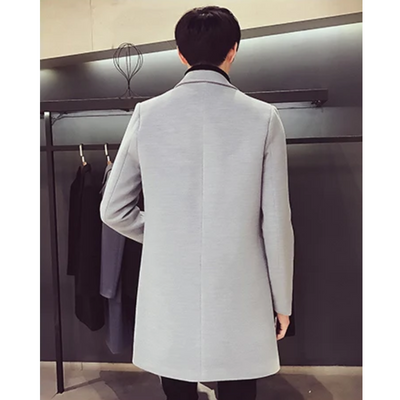 Eleganter Herren Mantel - Schlankes Design für Büro und Freizeit mit Klassischer Passform