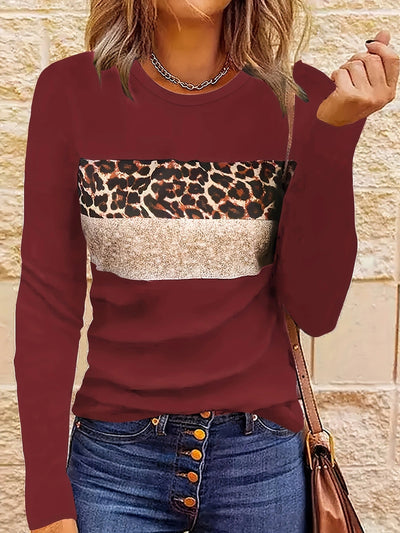 Emmi | Das Schicke Leopard-Print Langarmshirt