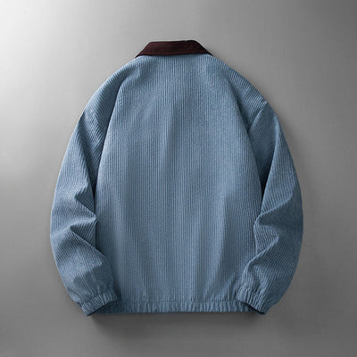 Cord Herren Zip-Jacke