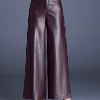 Damen Weite Lederhose in Premium Qualität