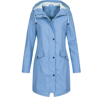 Wasserdichte Damen-Regenjacke mit Kapuze - Modern & Wetterfest
