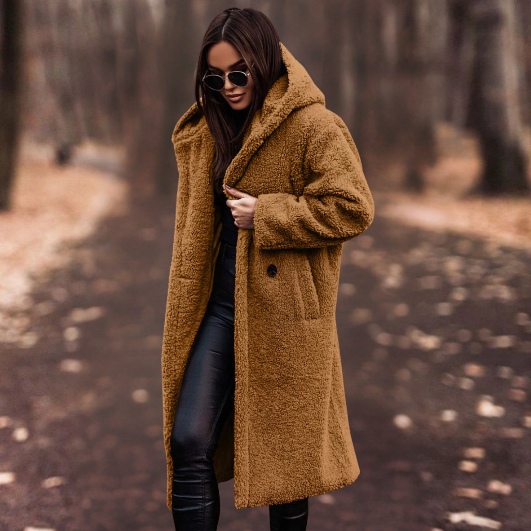 Beiger Wollmantel - Elina