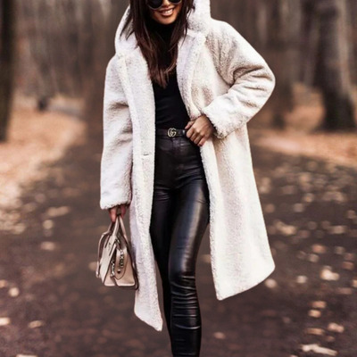 Beiger Wollmantel - Elina