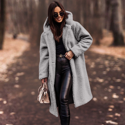 Beiger Wollmantel - Elina