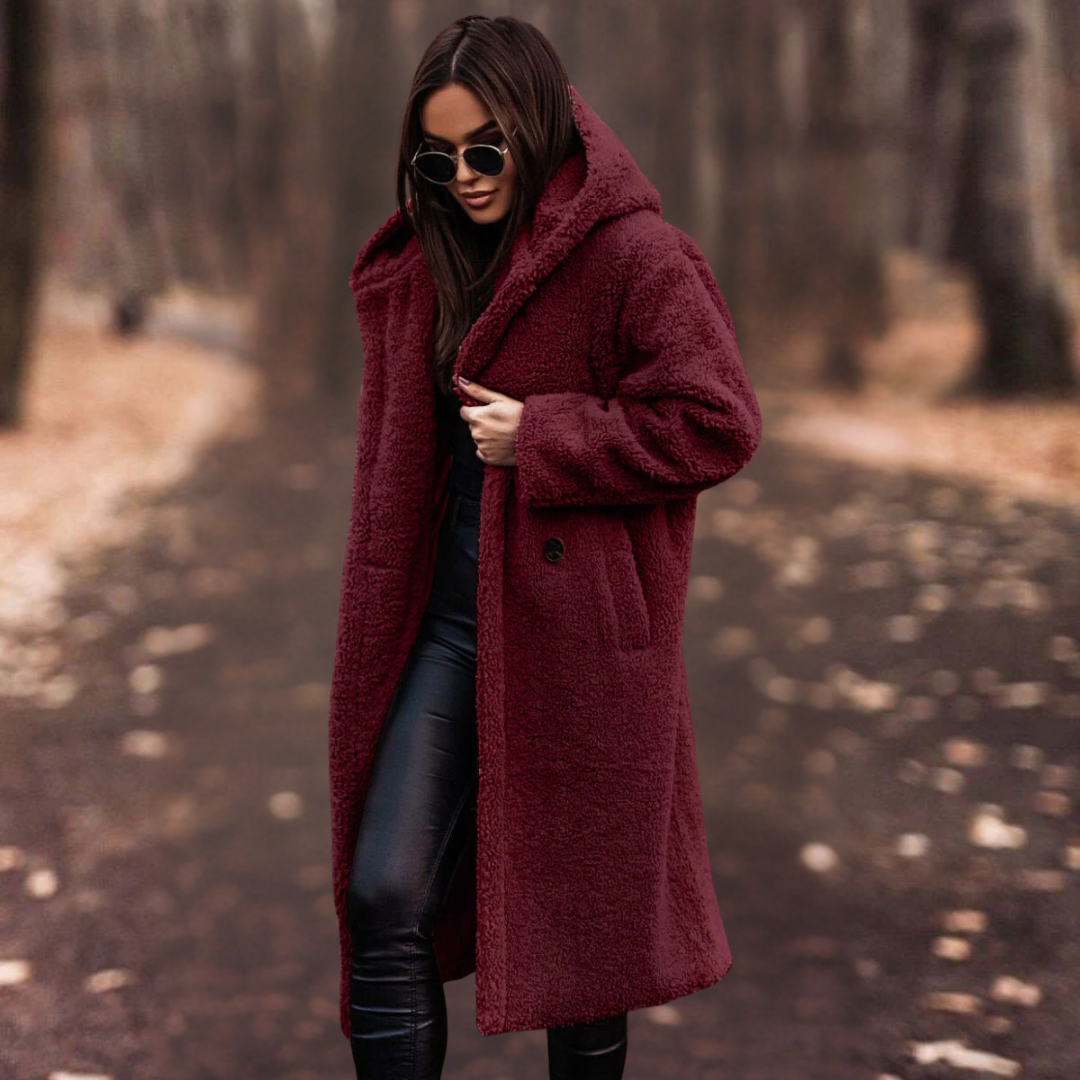 Beiger Wollmantel - Elina