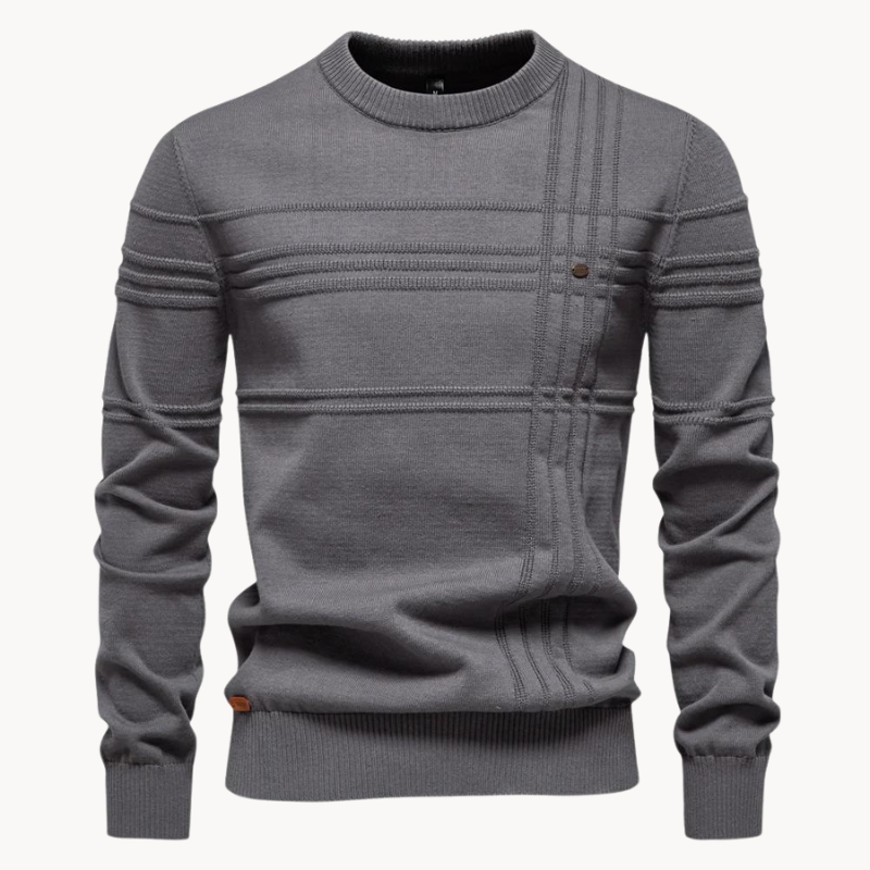 Melvin | Stilvoller Pullover mit Liniendesign