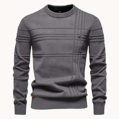 Melvin | Stilvoller Pullover mit Liniendesign