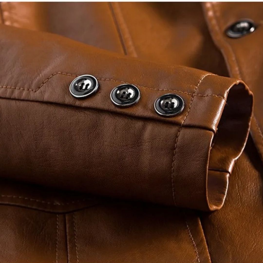 Schwarzer Eleganter Herrenmantel - Felix