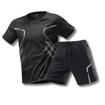 Herren Sport Set Atmungsaktiv - T-Shirt und Kurze Hose