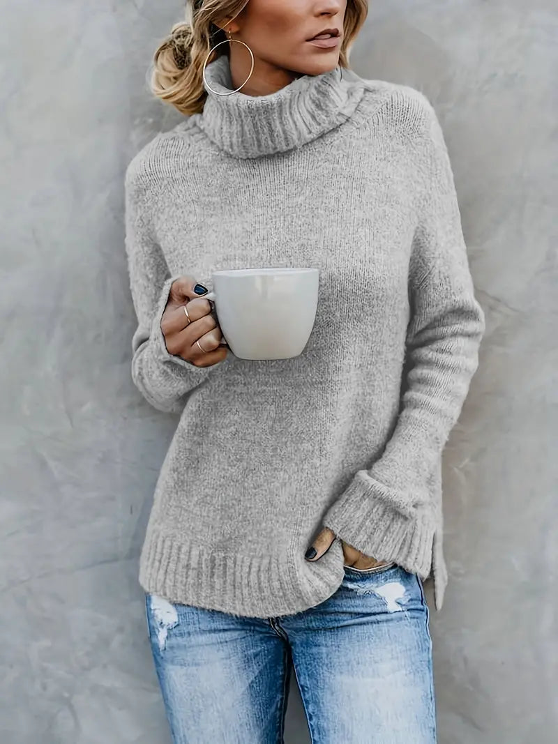 Damen Rollkragenpullover - Elegant & Warm