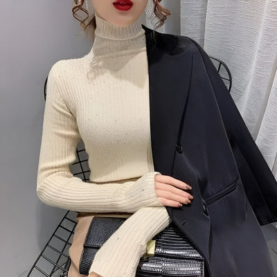 Ylva | Polo-Shirt mit Diamantverzierung