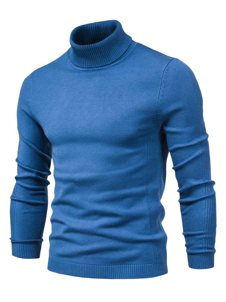 Hochwertiger Herren Rollkragenpullover | Slim Fit | Weiche Merinowolle