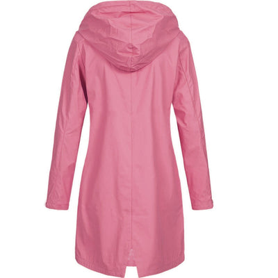 Wasserdichte Damen-Regenjacke mit Kapuze - Modern & Wetterfest