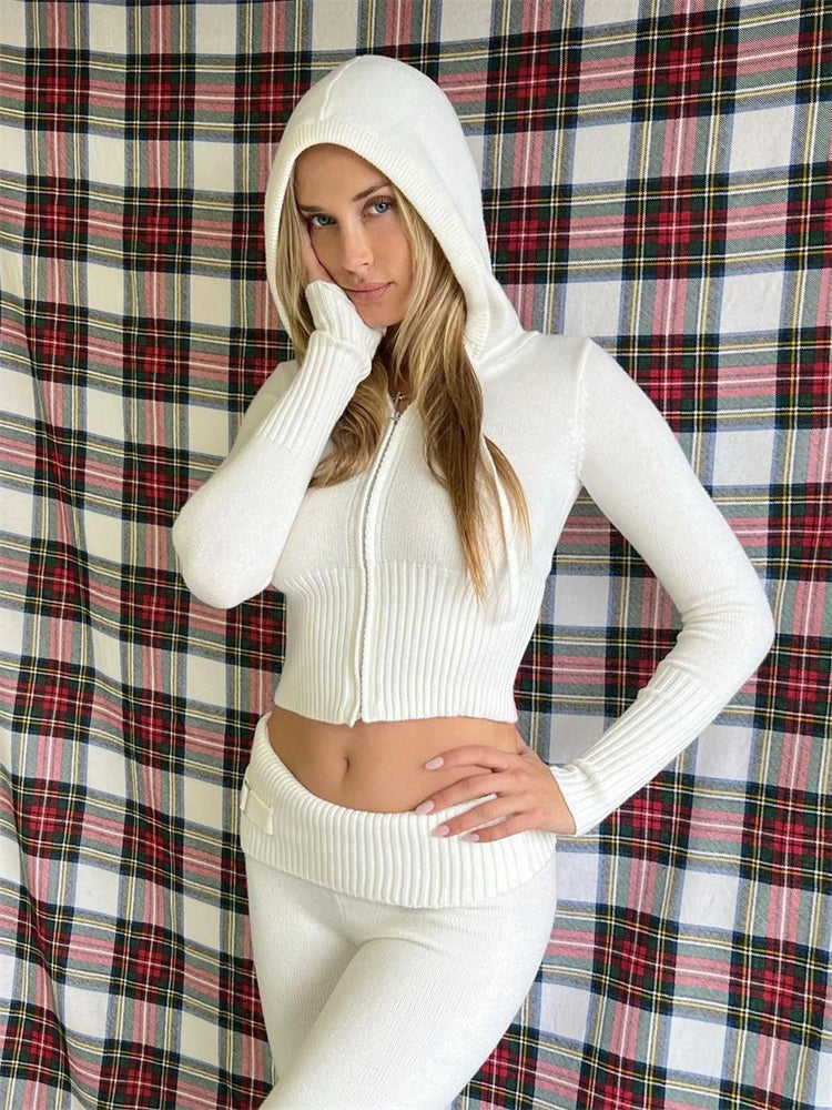 Anka | Bequemer Strick 2-teiliges Tracksuit