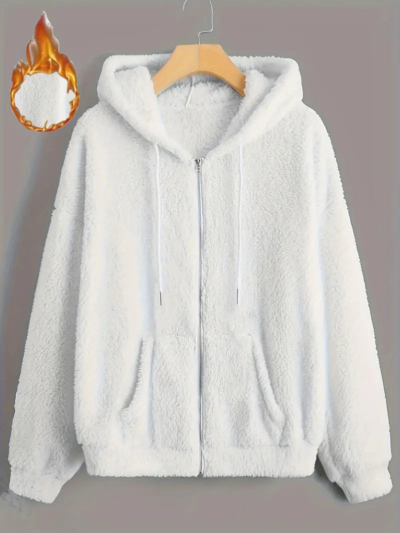 Weiche Kapuzenjacke für Frauen