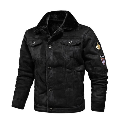 Warme Herren Lederjacke für den Winter