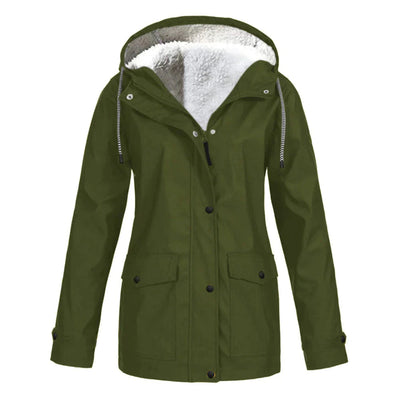 Damen Winterjacke wasserdicht & warm mit Kapuze | Outdoor Funktionsjacke