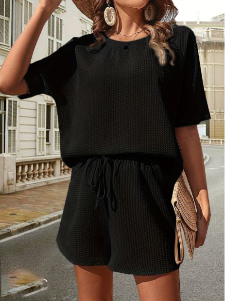 Damen Zweiteiler Loungewear Kombi-Set Elegant