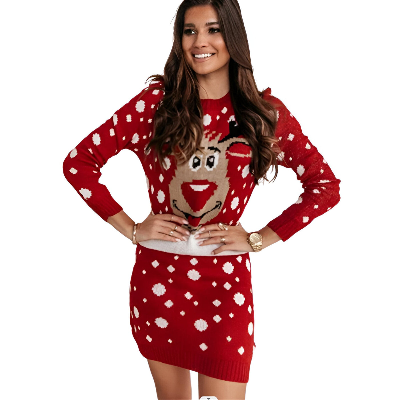 Bertha | Gemütliches & Schickes Strickkleid für die Feiertage