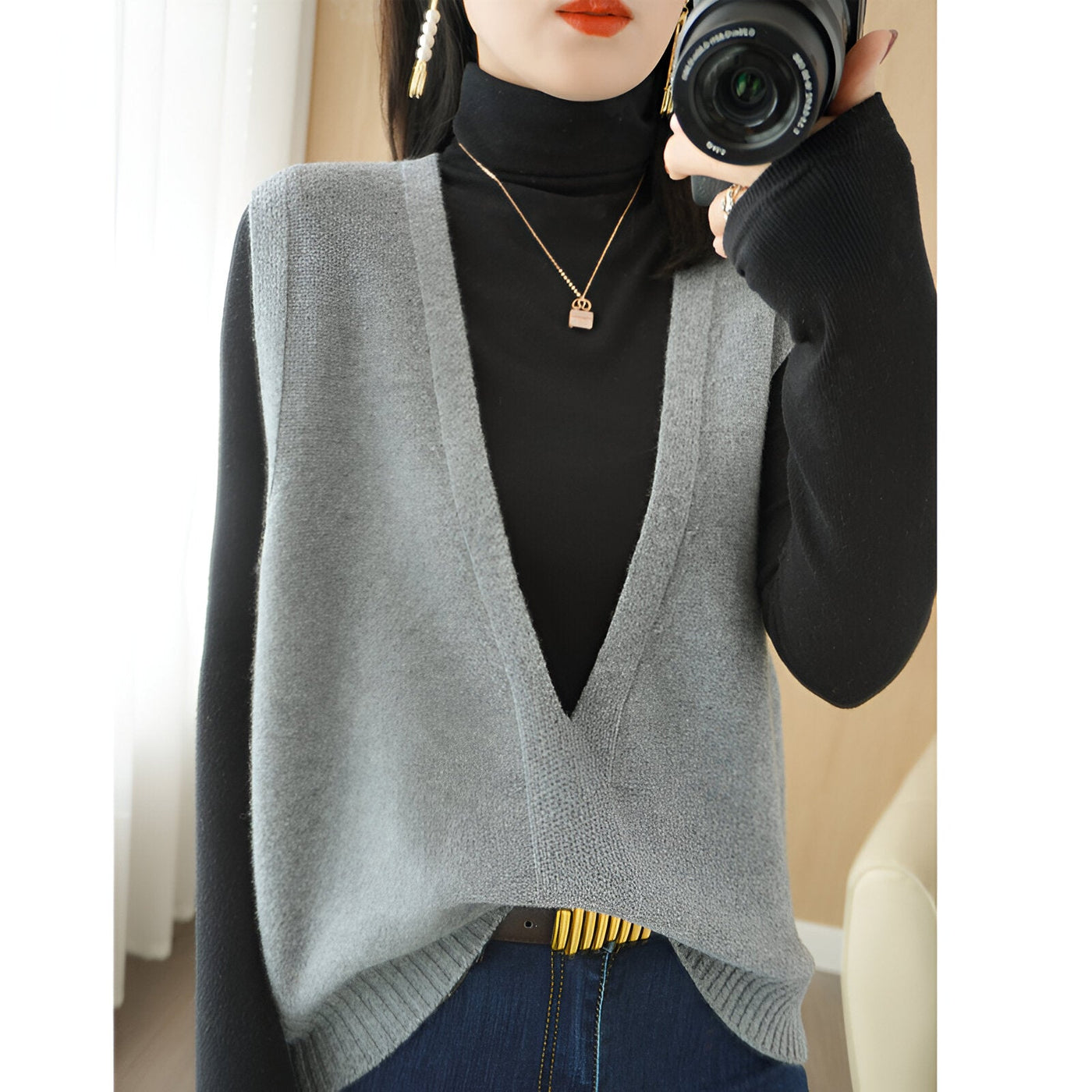 Carla | Bequemes und stilvolles Strick-Westen