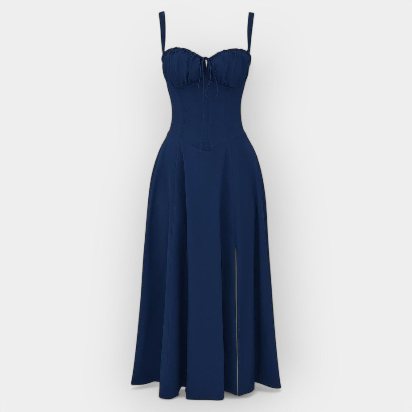 Elegantes Damen Korsett-Kleid Midi