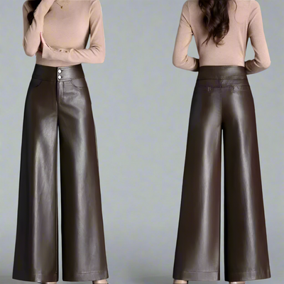 Damen Weite Lederhose in Premium Qualität
