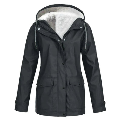 Damen Winterjacke wasserdicht & warm mit Kapuze | Outdoor Funktionsjacke