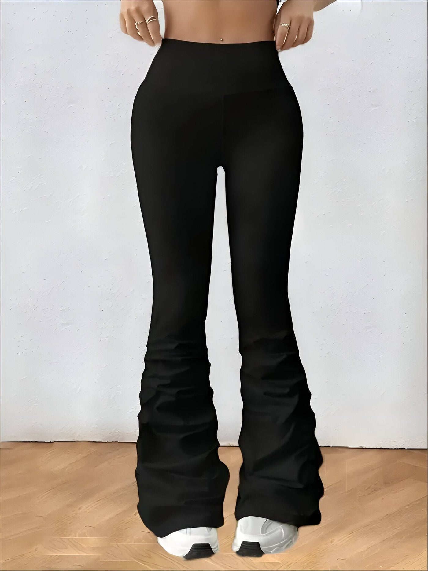 Rebecca | Trendige High-Waist Flared Pants für einen mühelosen Stil