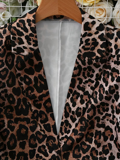 Federica | Mutiger Leopard-Print Blazer für die moderne Frau